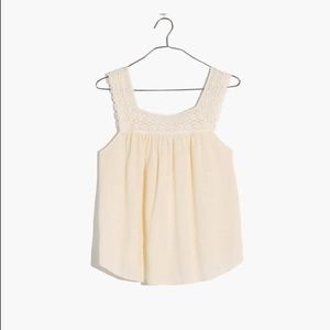 NWT | Madewell | Crochet Tie-Back Tank Top | Small